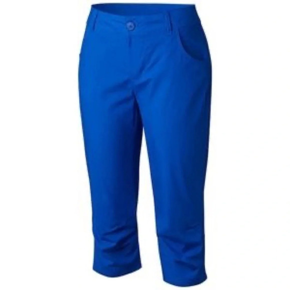Columbia Blue Quial Hollow Capri Pants - Picture 1 of 10